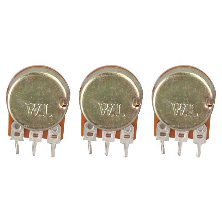 2022 Potentiometer 10K B10K 3 Pin Taper Rotary Potentiometer Resistor WH148 Potentiometer For