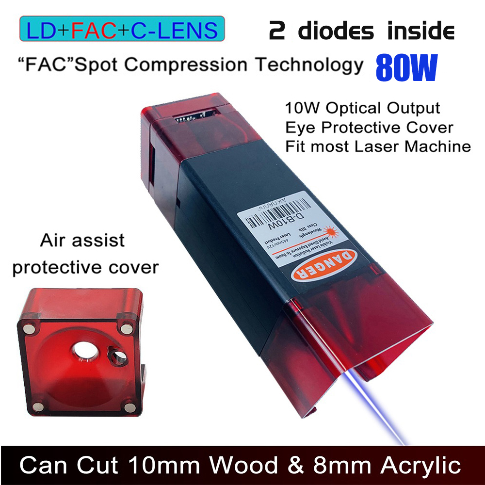 Diode Laser Module 80w for Laser Engraving Machine 80W Laser For 8mm
