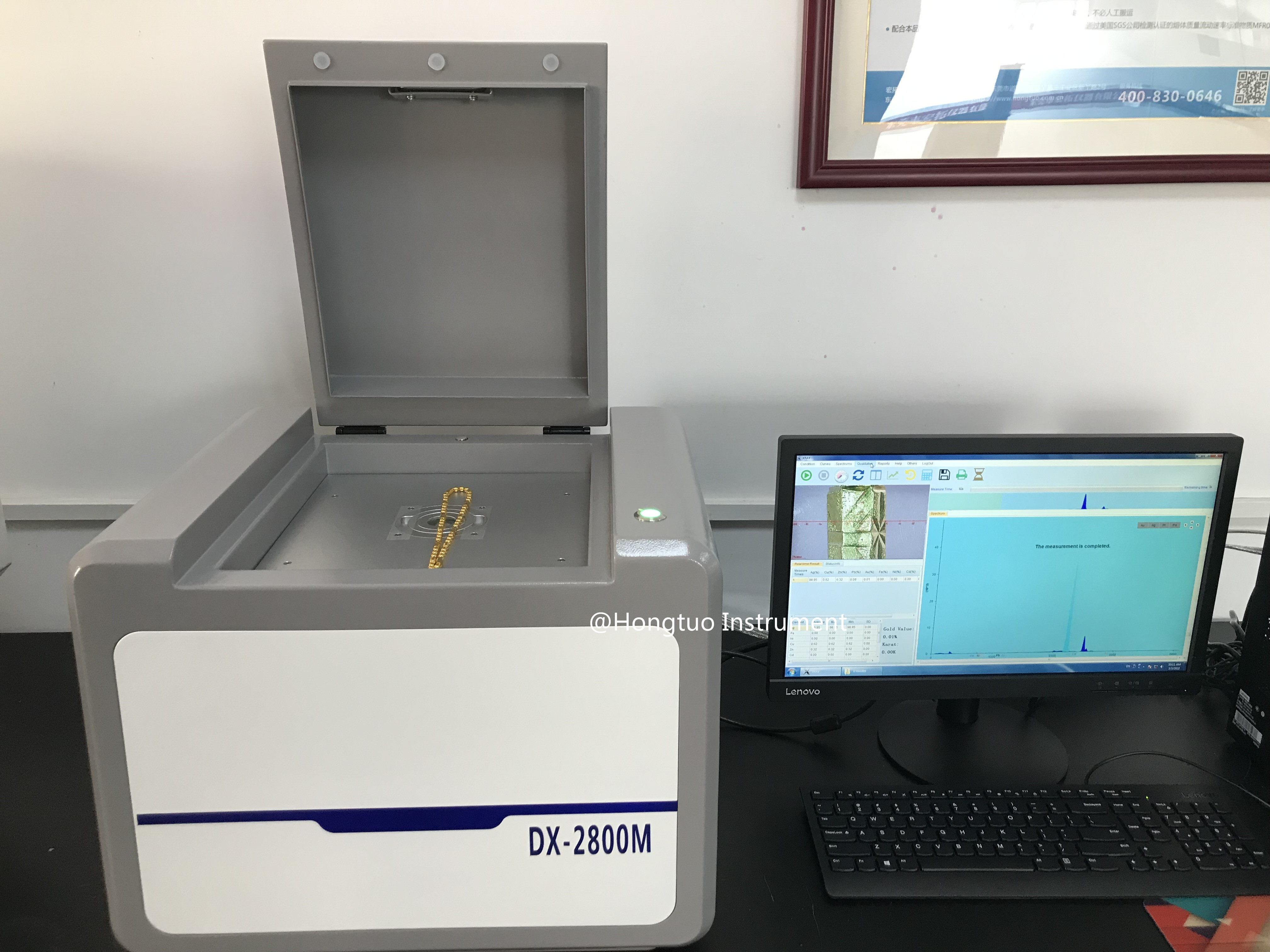 DX2800M Portable XRF Spectrometer For Gold Test LaserSE