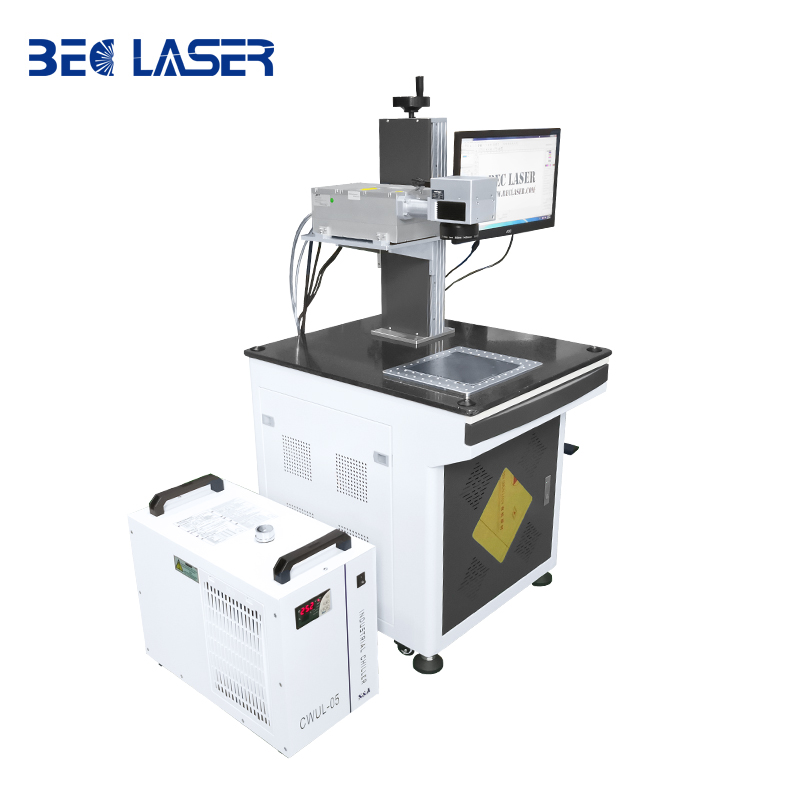 UV Laser Marking Machine 3 Watt 5 Watt For Code Glass Plastic HDPE
