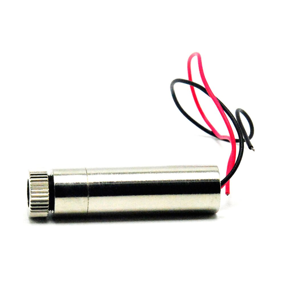 Q-BAIHE 520nm 10mW Green Line Laser Diode – 12x35mm, DC 3-5V, Outdoor Stage Light – 520ML-10-1235-CAB