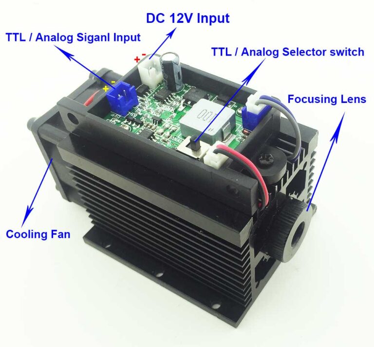 High Power 15w Laser Diode Module Lazer Head diy cutter engraver cnc