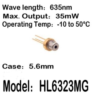 HL6323MG HL6323 635nm 35mW 5.6mm Laser diode