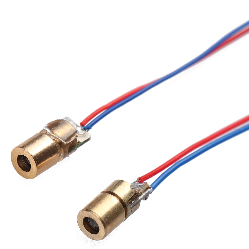 1/3/5/10Pcs 650nm 6mm 3/5V 5 Million Watt Red Sight Copper Head Adjustable Mini Laser Line Point Diode Module Workshop Equipment - Image 5
