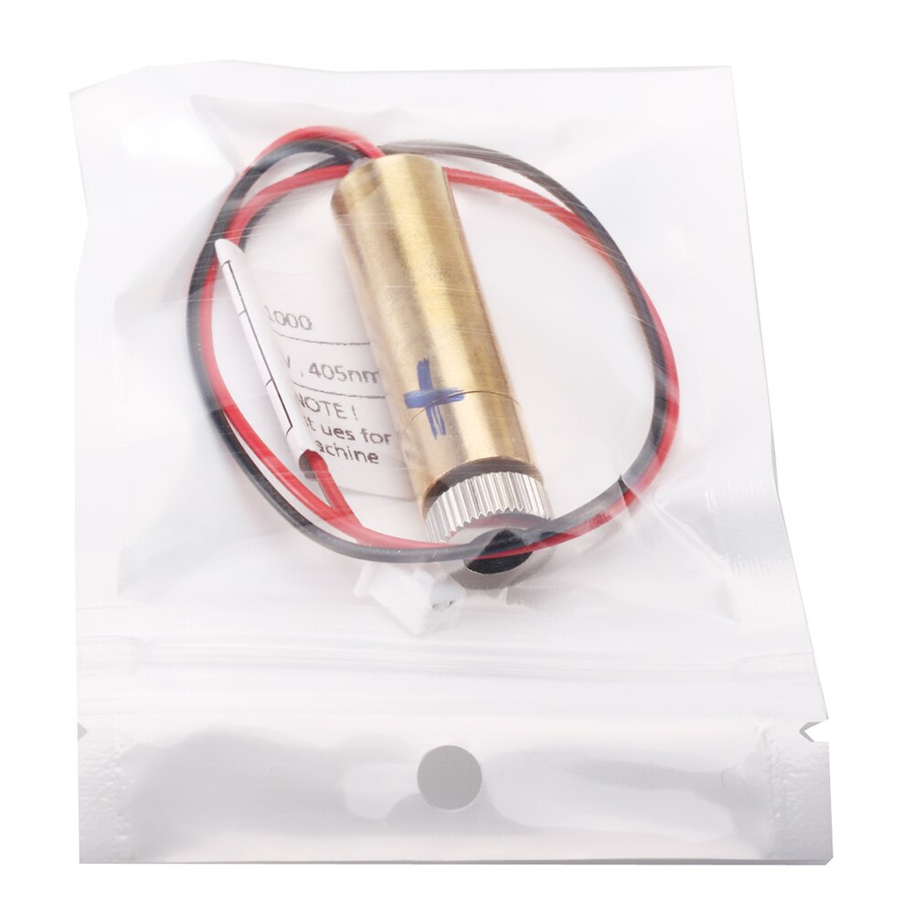 1000mW 405nm Violet Light Laser Head for DIY Carving Engraving Machine Engraver Accessory with Heat Sink Module - Image 4