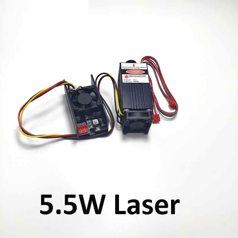 1000mw/2500mw/5500mw/7000mw/15000mw laser module blue purple laser engraving,with TTL PWM control focusing tube diode goggles