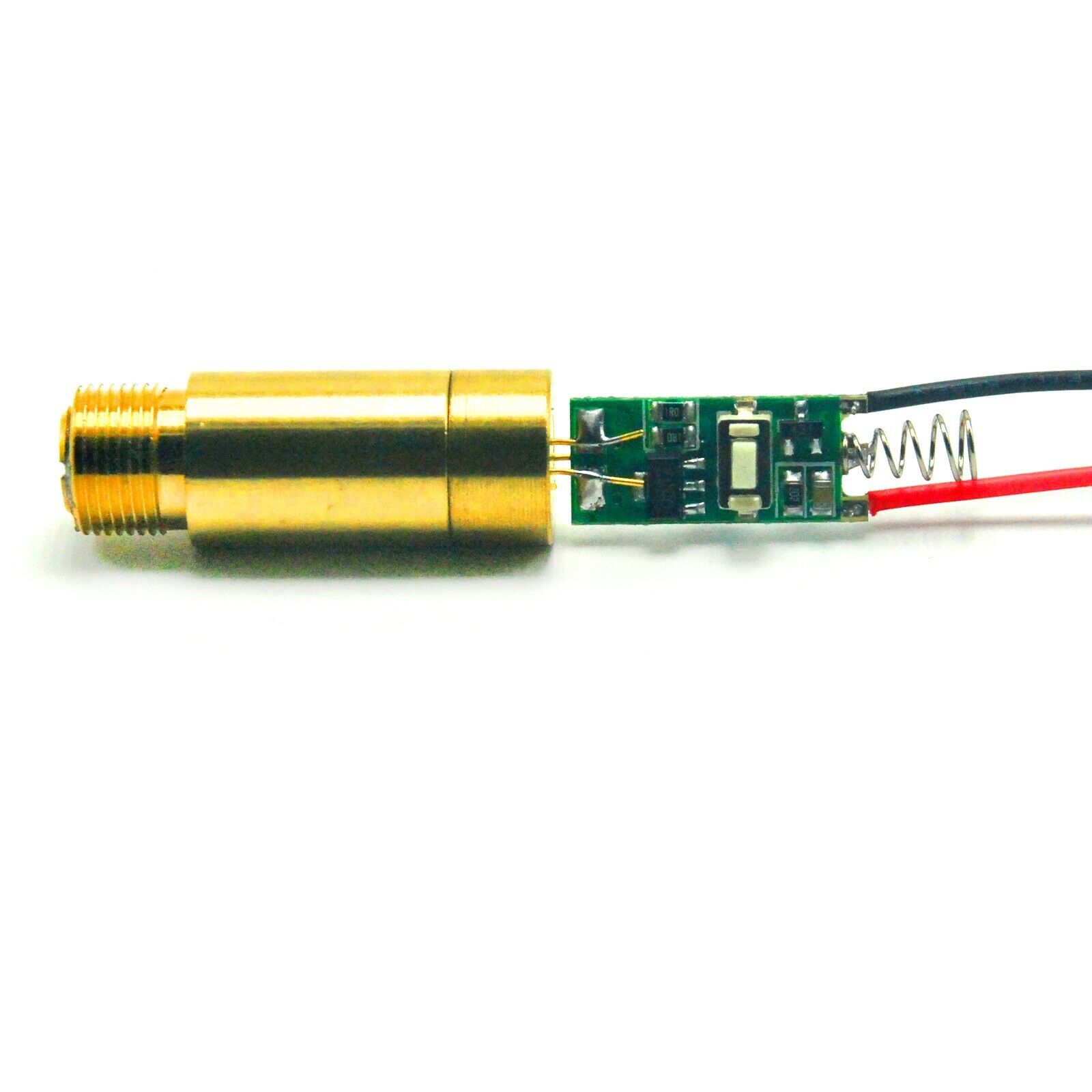100mW 532nm Green Dot Line Laser Diode Module Powerful Brass LED 3.7V-5V Driver Cable - Image 4