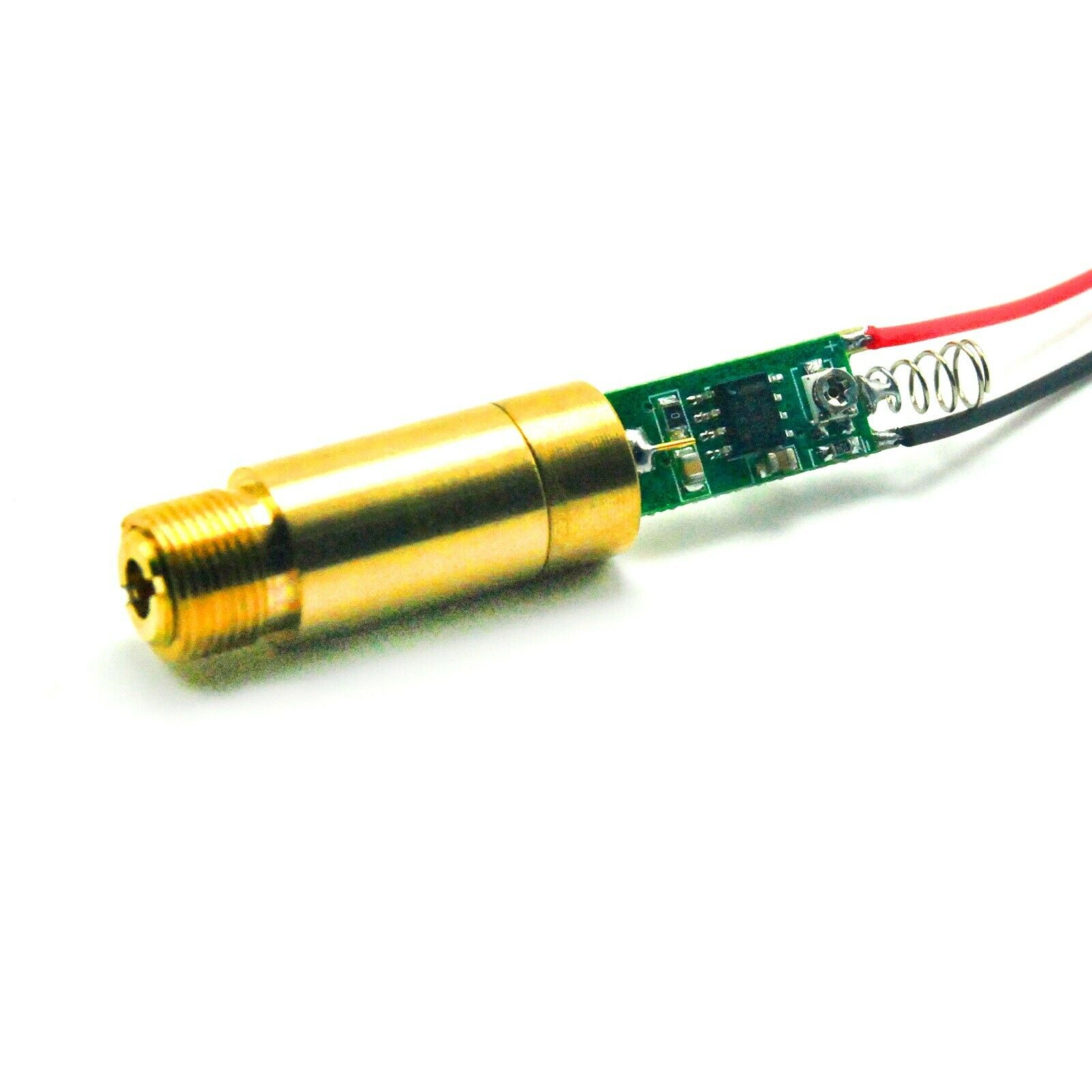100mW 532nm Green Dot Line Laser Diode Module Powerful Brass LED 3.7V-5V Driver Cable - Image 5