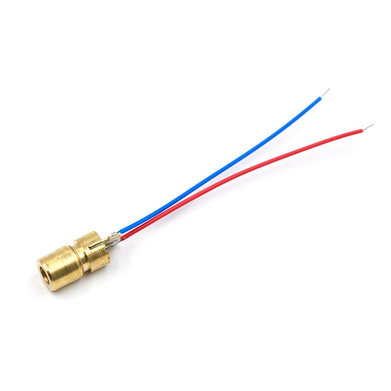 100pcs/lot 650nm 6mm 5V 5mW Laser Dot Diode Module Copper Head Red - Image 4