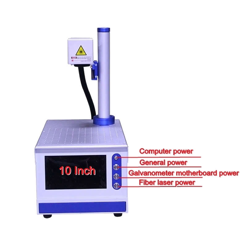 1064nm 20W FB-06 CNC Fiber Laser Metal Engraving Marking Machine with 10 Inches Computer Controller - Image 3