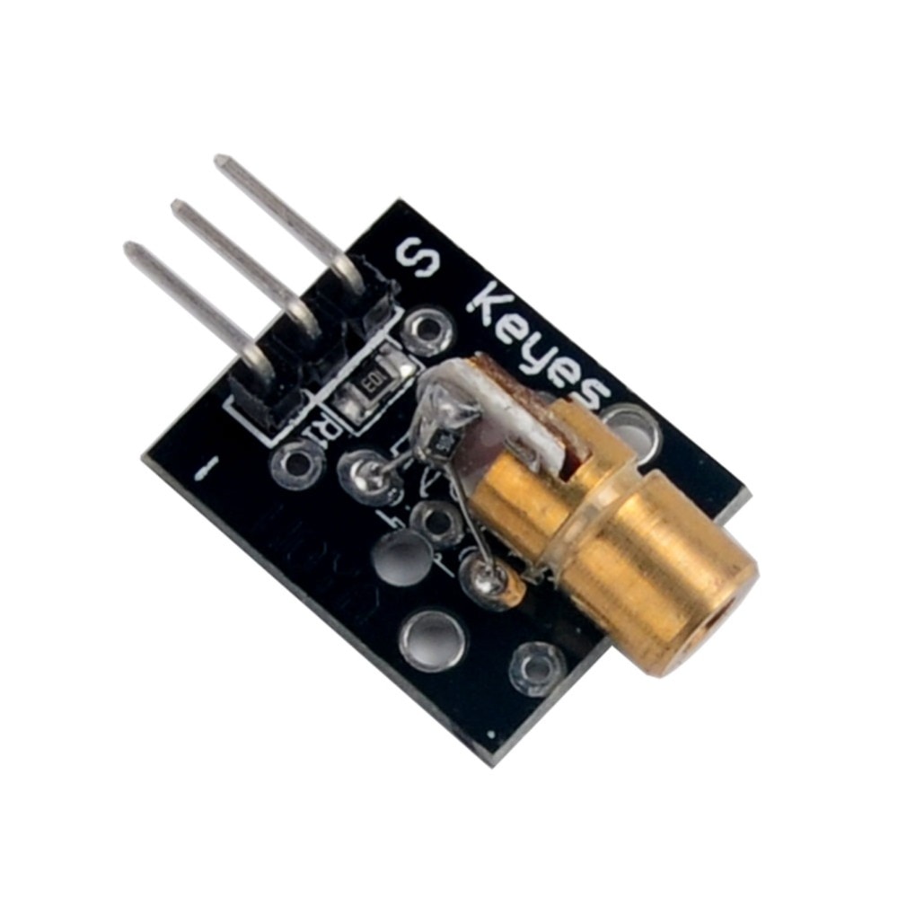 10Pcs 5V 650nm Laser Module With Demo Code 5Mw 6mm Laser Dot Diode Copper Head Breakout for Arduino - Image 2