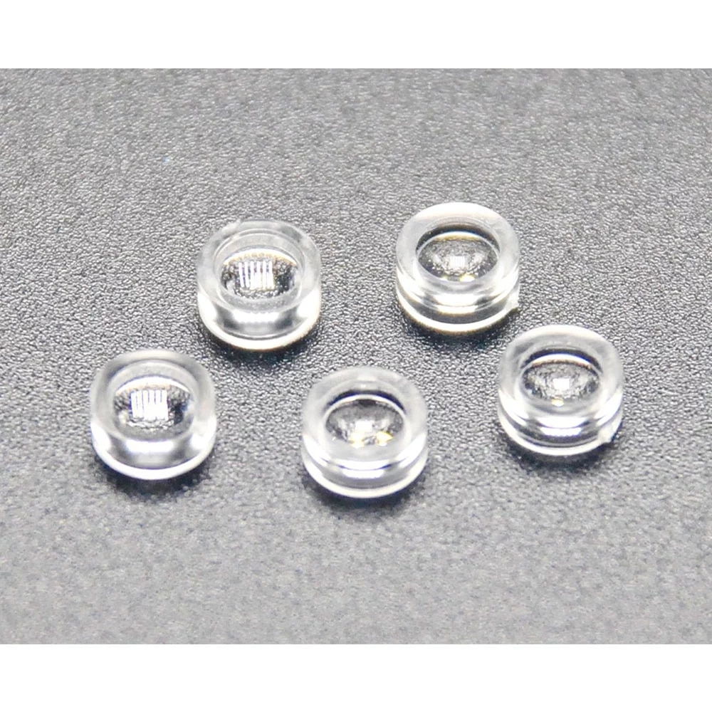 10pcs 5mm Dia Plastic Laser Focusing Lens Collimating Lens for Laser Diodes Dot Focus Collimator