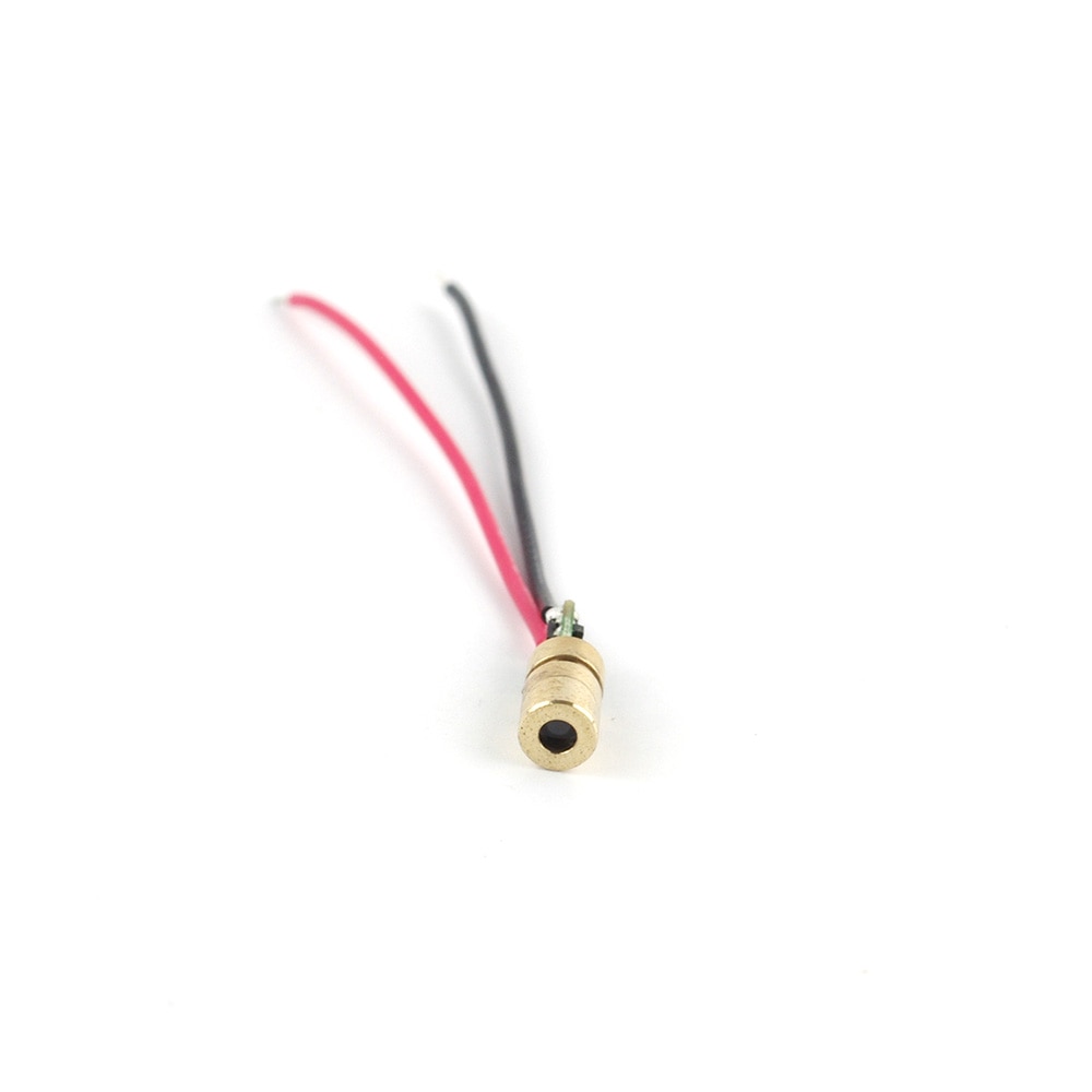 10pcs 6mm x16.5mm Mini 650nm Red Laser Diode Module Plastic Lens Round Dot