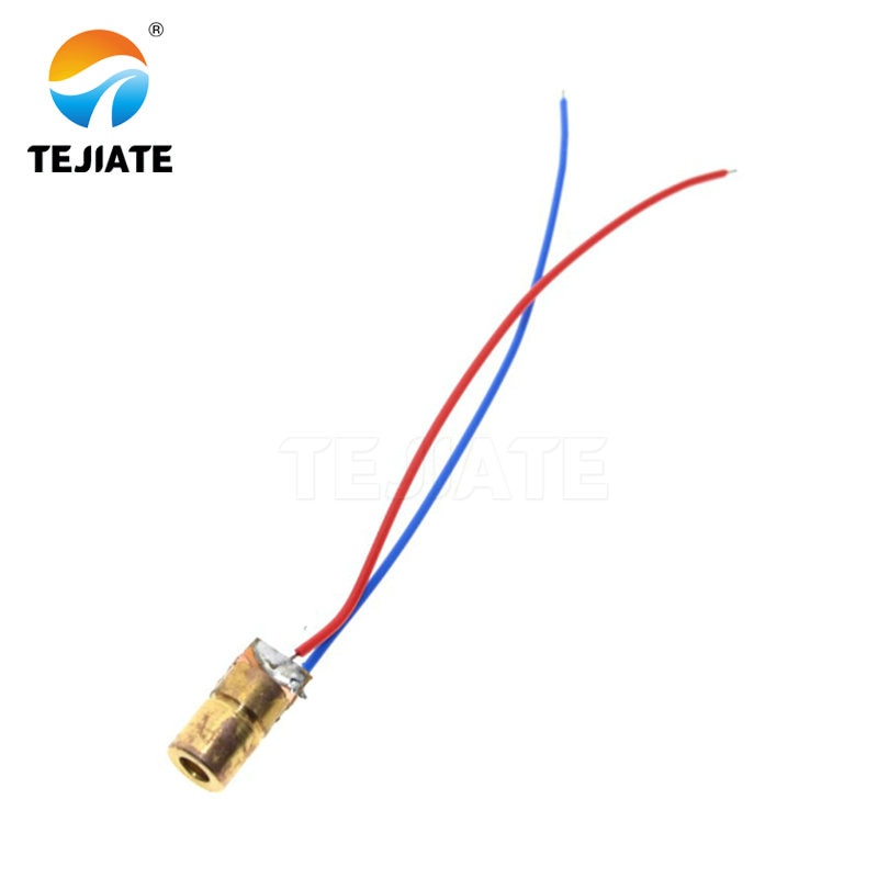 10pcs laser diode 650nm 6mm 5V 5mW Adjustable Laser Dot Diode Module Red Copper Head 3v - Image 3