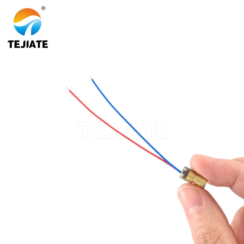 10pcs laser diode 650nm 6mm 5V 5mW Adjustable Laser Dot Diode Module Red Copper Head 3v