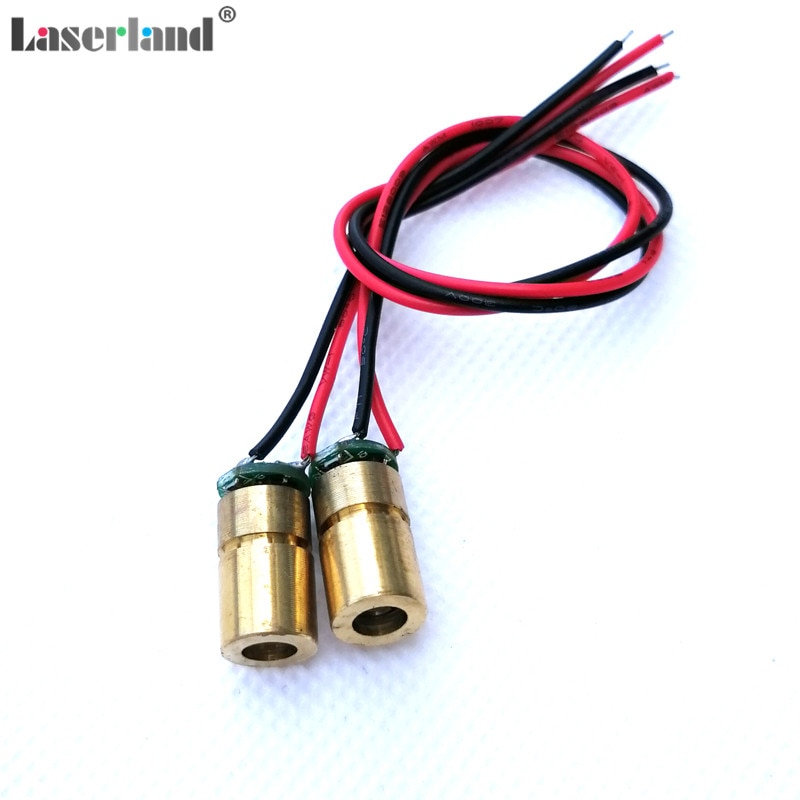 10pcs lot 3VDC 50mW 780nm Infrared IR Laser DOT Diode Module 8x12mm - Image 5