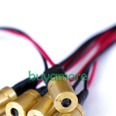 10pcs/pack 0813mm mini 650nm 3.2mW 5mW 3VDC Red Dot Laser Diode Module - Image 2