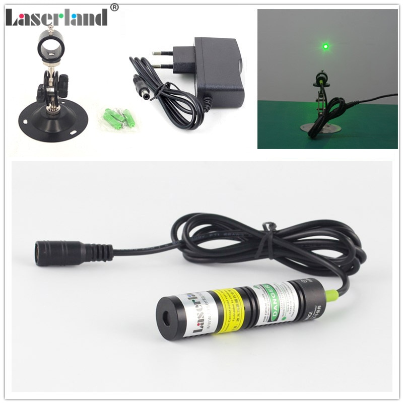 10set 1875 532nm 10mW 20mW 30mW 50mW Dot Green Laser Module Diode Locator for Wood Fabric Cutting Cutter Adapter Mount