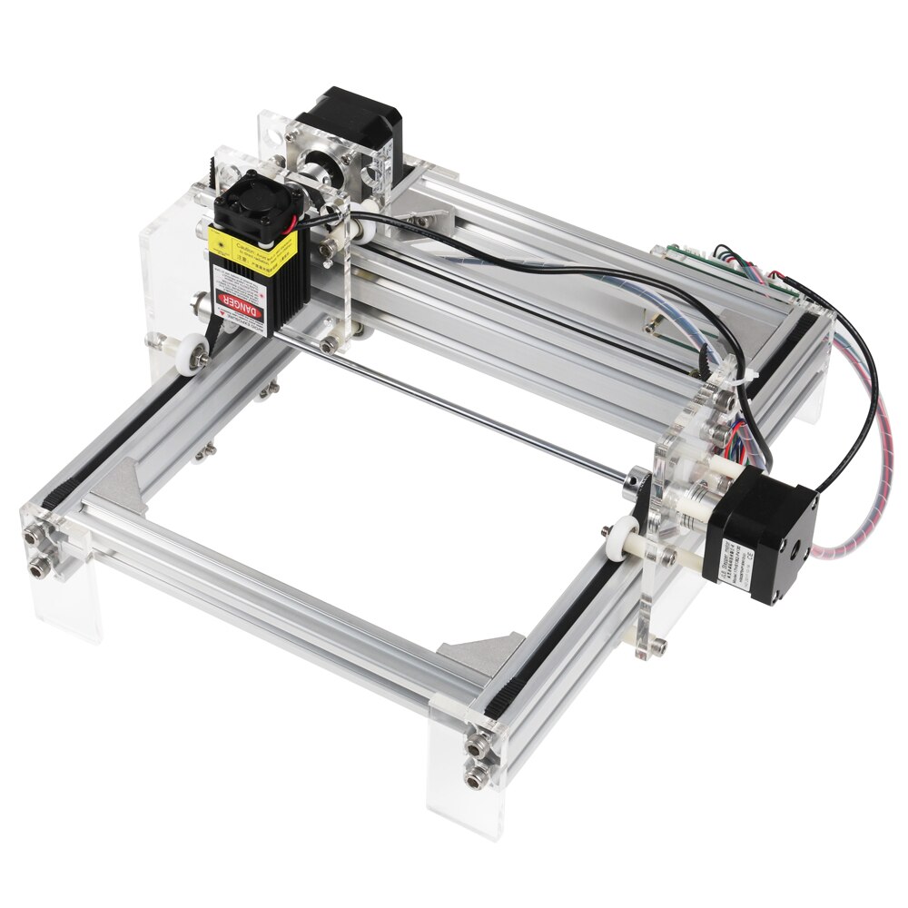 10w/15w Big Power Laser Engraver Working Area 20cmx17cm Mini Desktop Laser Printer DIY Violet Laser Engraving Machine CNC Router