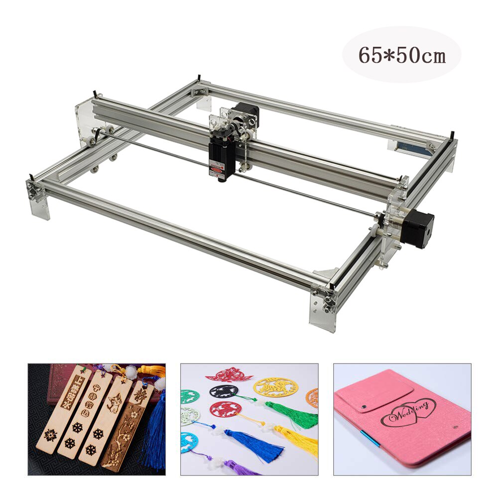 10w/15w big laser 65*50cm engraving machine, CNC DIY laser module marking machine,laser engraver Offline module