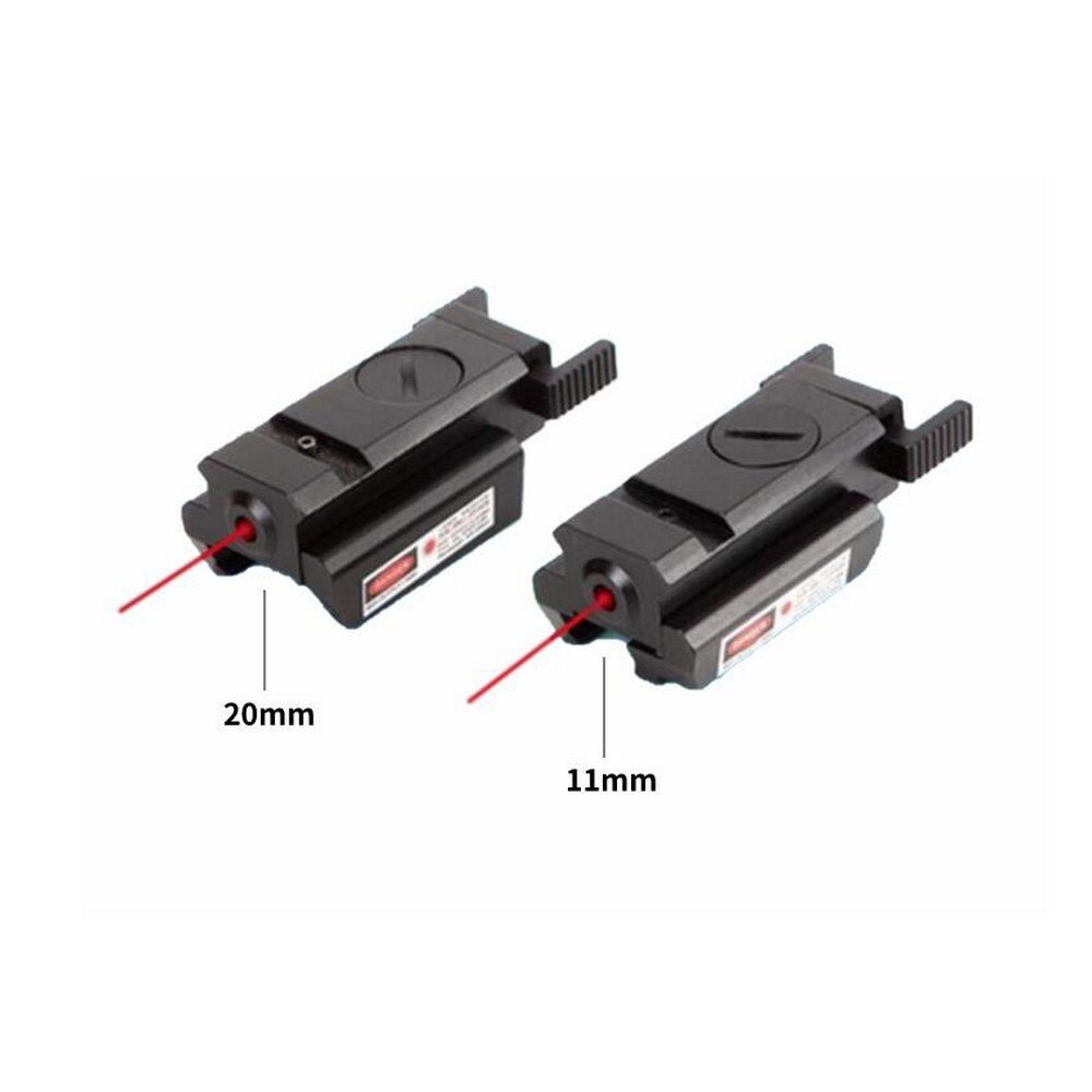 11mm / 20mm Rifle Scope Tactical Red Dot Laser Sight Low Orbit Laser Scope, Bottom Scope For Airsoft Pistol Gun Tactical Hunting - Image 4