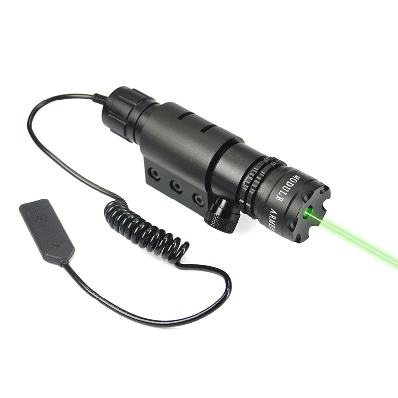 12.2cm*3cm Tactical Green Laser Sight Adjustable Green Laser Designator, Hunting Laser Sight G27 - Image 2