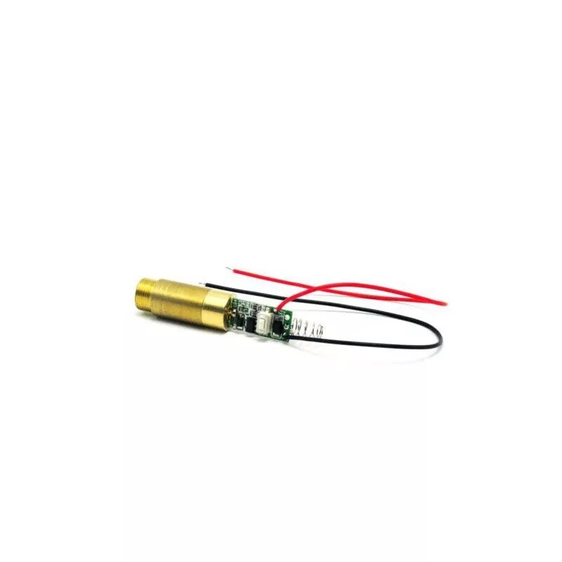 1235mm Industrial Brass 532nm 200mW 3.7-4.2V Green Laser Dot Module Diode w/ Driver & Spring - Image 2
