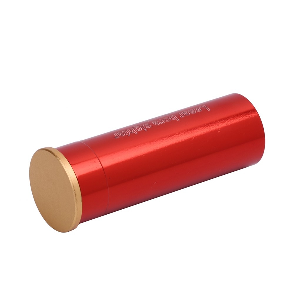 12GA Red Dot Laser Bore Sight 12 GAUGE Cartridge Laser Gun Boresighter Tactical Hunting Shotgun Bore Sighter No Batteries - Image 2