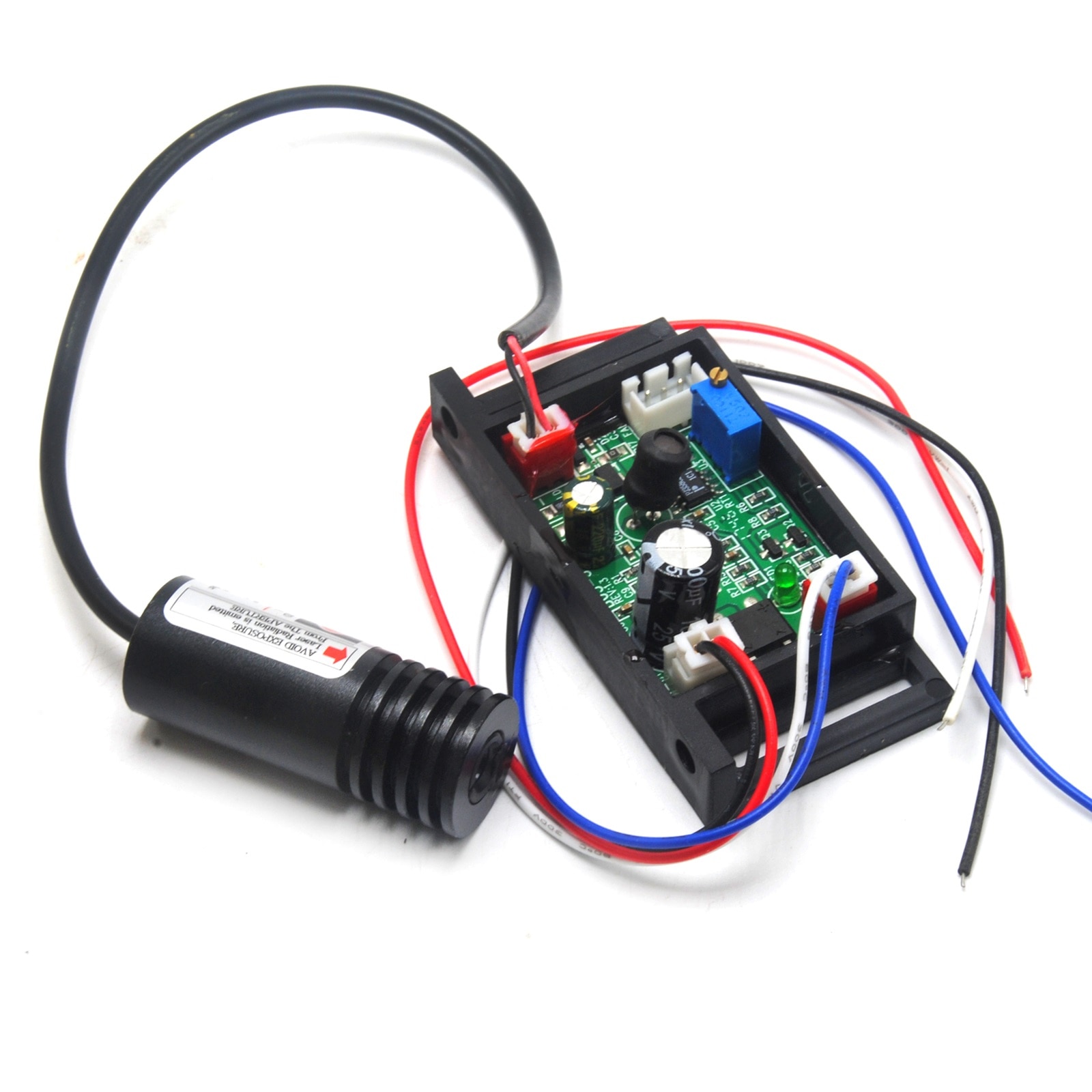 12V 100mW 650nm Red Dot Laser Diode Module Point Lazer Light 18x45mm TTL Driver - Image 2