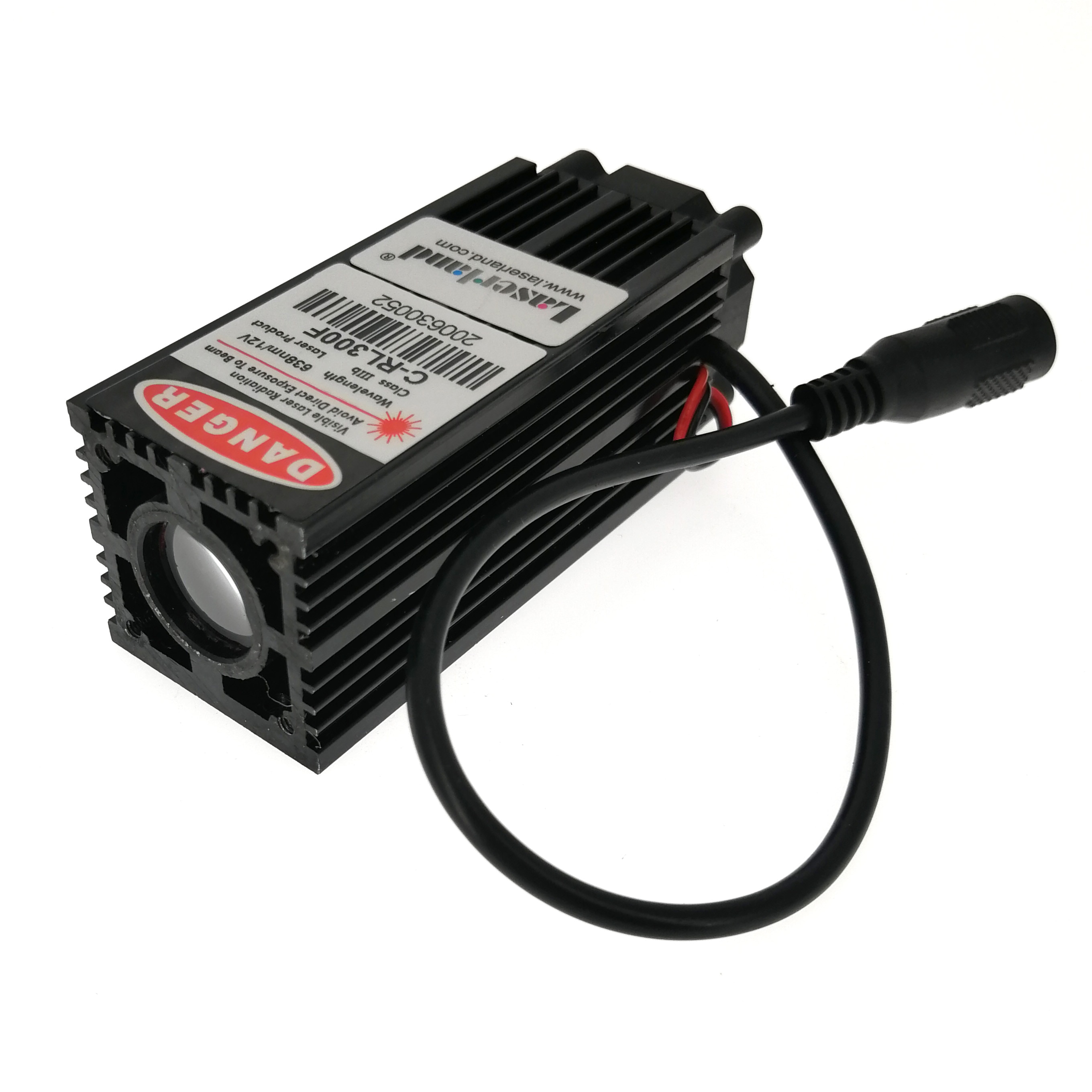 12VDC 300mW 638nm Red Dot Fat Beam Laser Diode Module for Stage Lighting Effect - Image 2