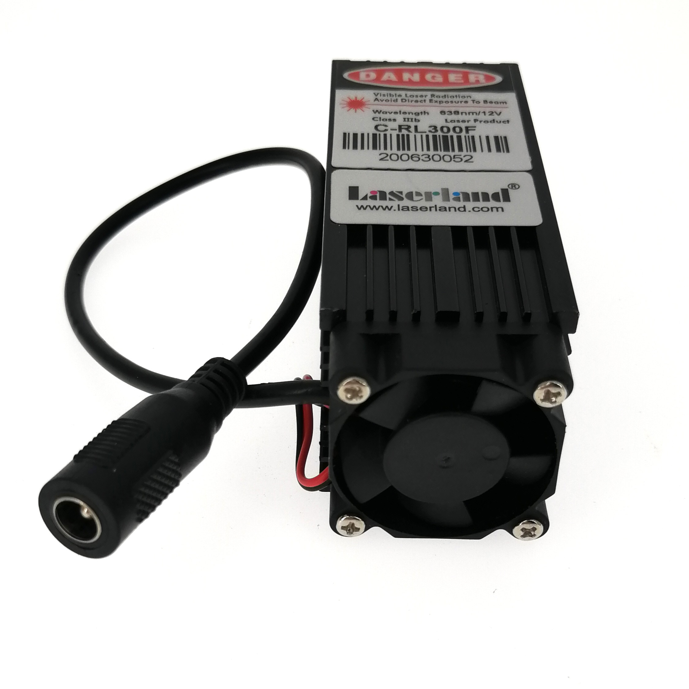 12VDC 300mW 638nm Red Dot Fat Beam Laser Diode Module for Stage Lighting Effect
