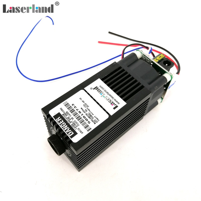 12VDC 450nm 445nm 4.75W 5W Blue Laser Diode Module for CNC Engraving machine /Cutting/Marking Engraver