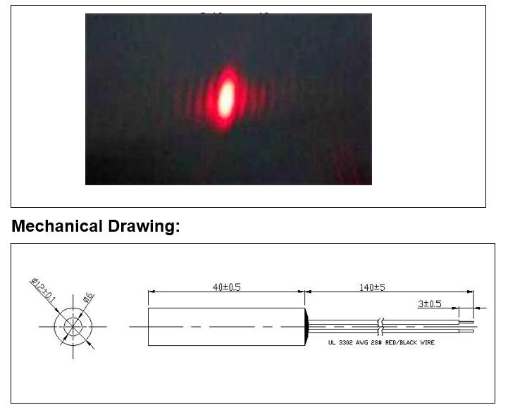 12mm 650nm 660nm 50mW 100mw 150mw Red Dot Laser Diode Module Industrial Grade - Image 2