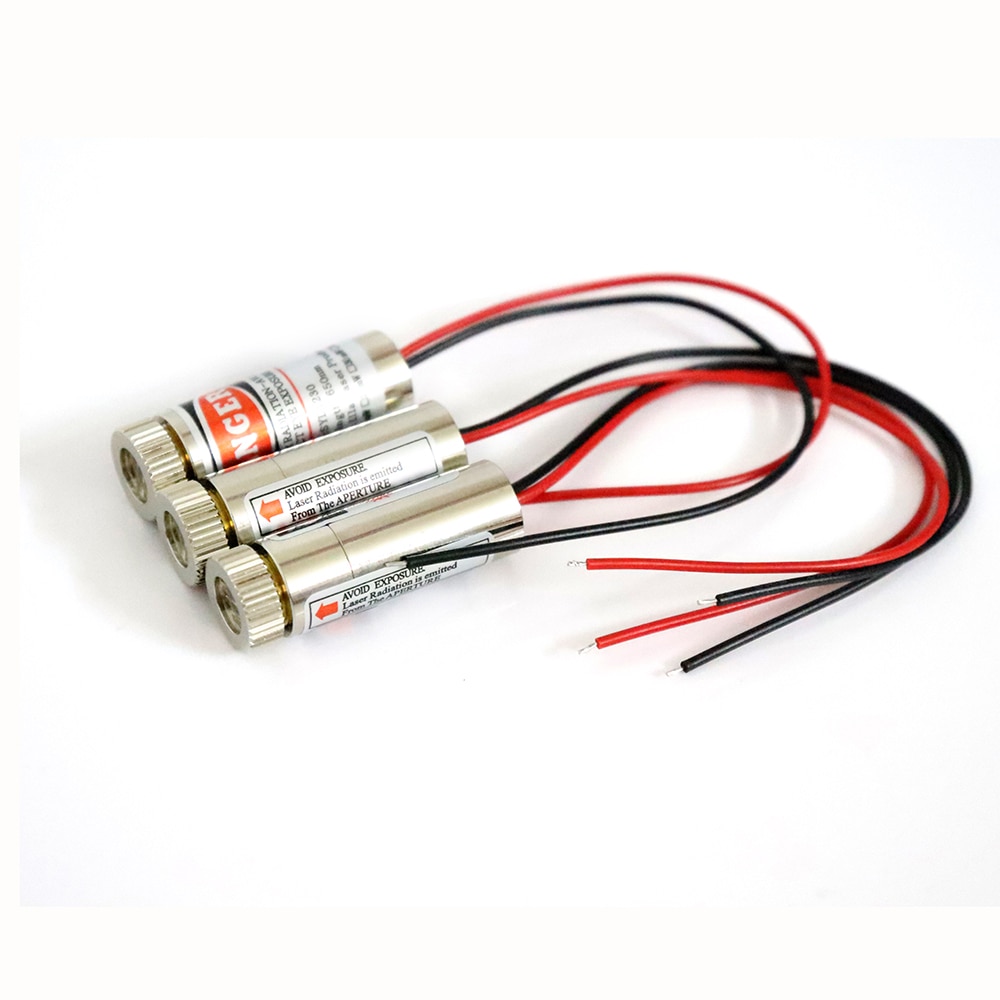 12mm adjustable focal length cross line laser module 5mw red light laser laser head - Image 3