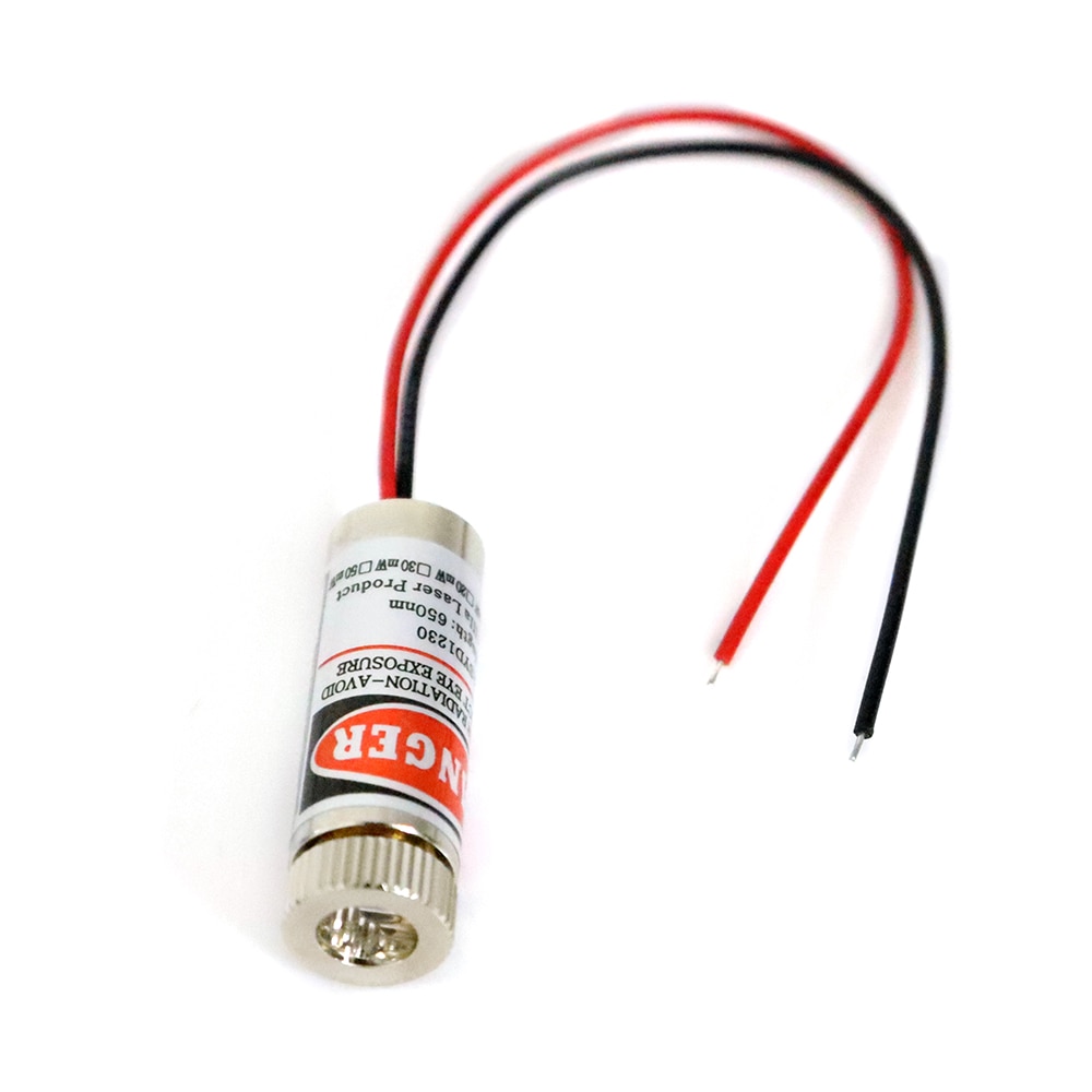 12mm adjustable focal length cross line laser module 5mw red light laser laser head - Image 5