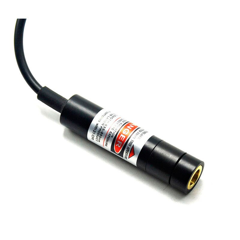 12mmx55mm Focusable Cross Beam 635nm 5mW Orange Red Laser Locator Module w K9 Lens & Mitsubishi Diode - Image 4