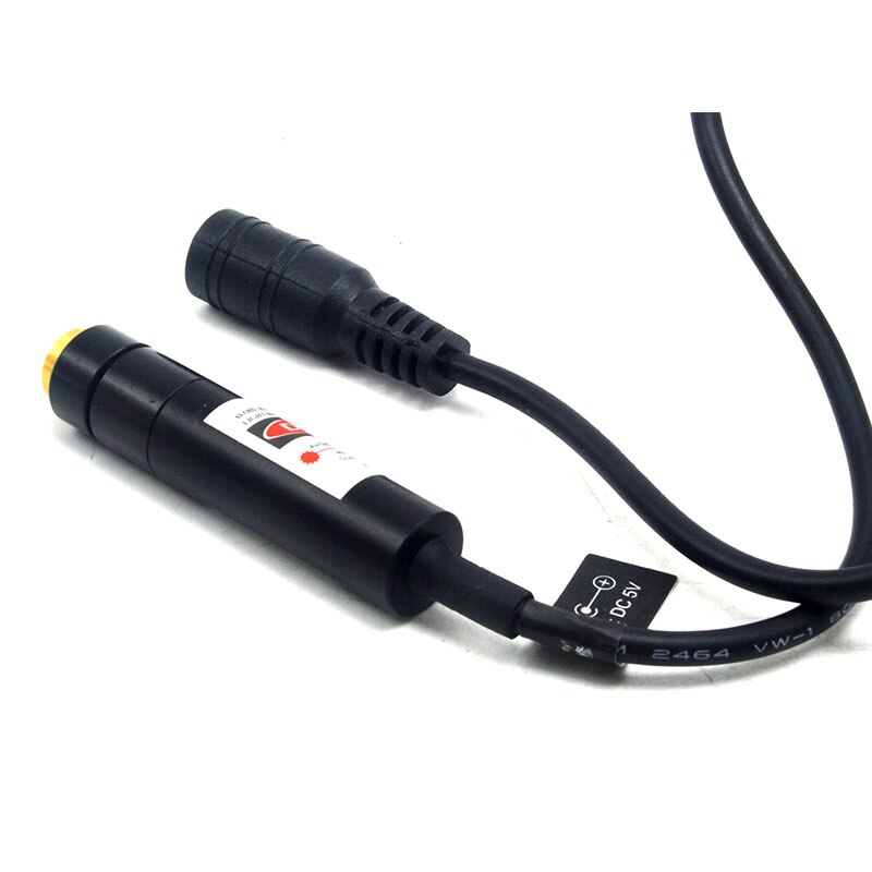 12mmx55mm Focusable Cross Beam 635nm 5mW Orange Red Laser Locator Module w K9 Lens & Mitsubishi Diode