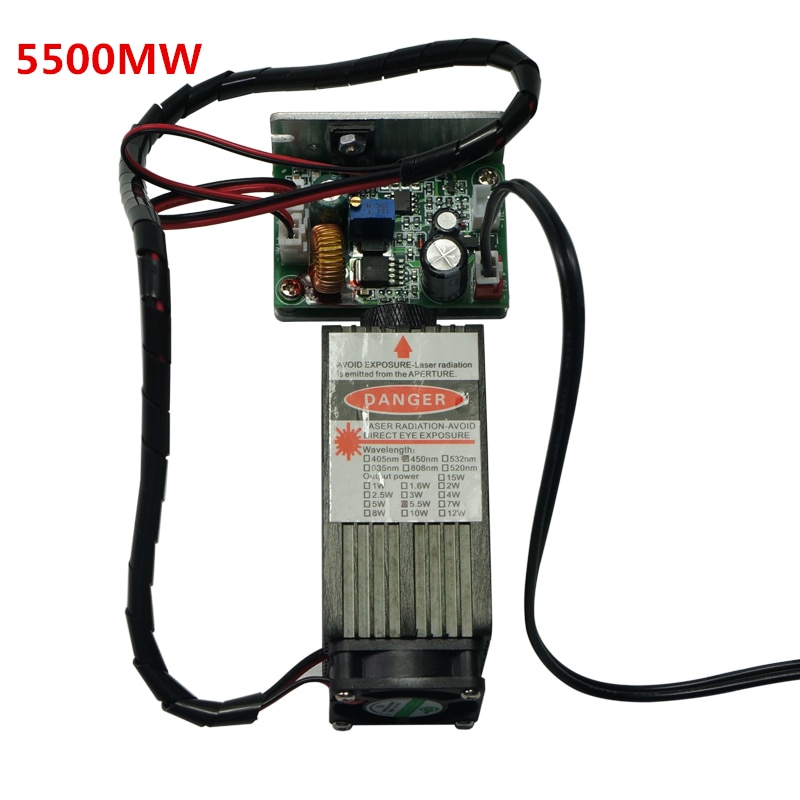 15000MW desktop diode Laser Module 450NM Focusing Blue Laser Head Laser Engraving Machine Tools Laser Tube - Image 3