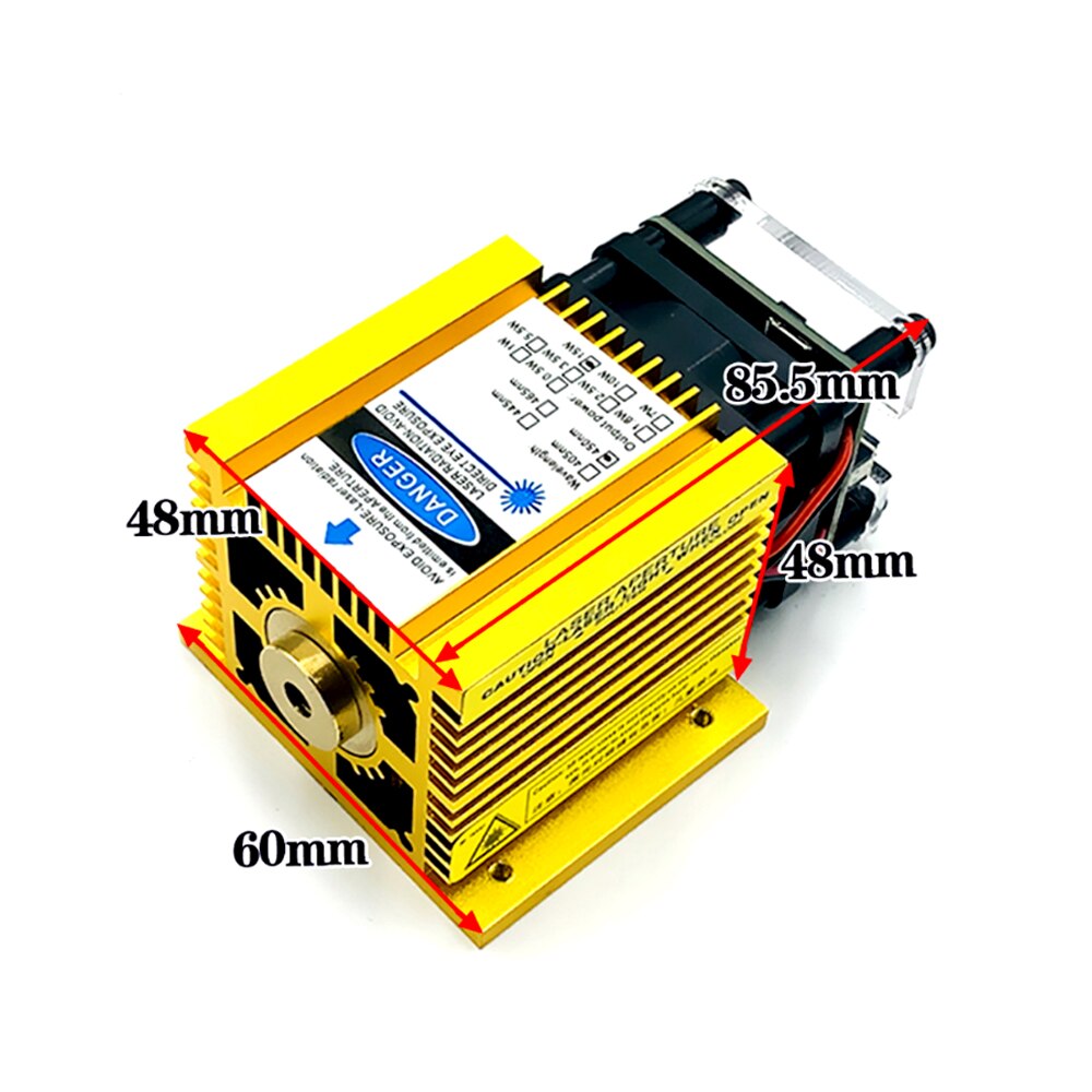 15000MW laser module blue light 445nm wavelength fixed focus laser DIY laser engraving cutting wood plastic 304 stainless steels - Image 2