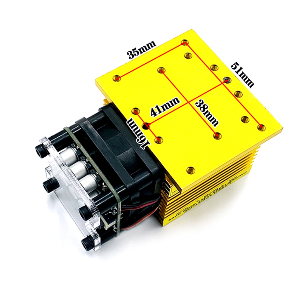 15000MW laser module blue light 445nm wavelength fixed focus laser DIY laser engraving cutting wood plastic 304 stainless steels
