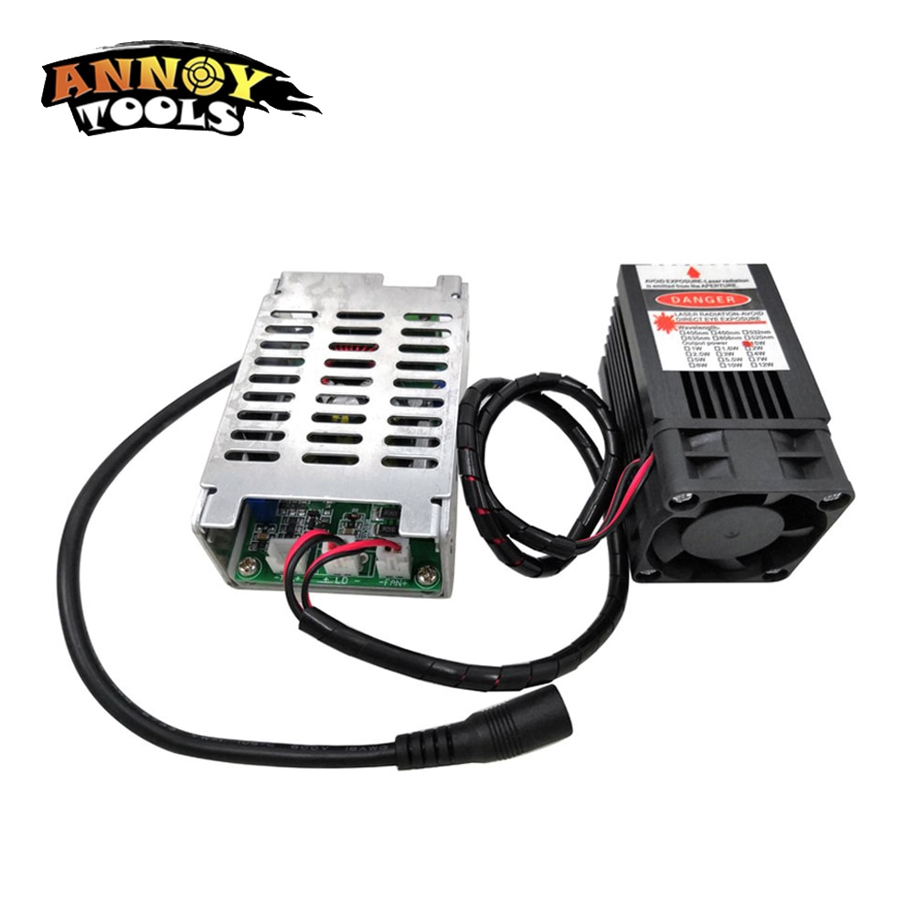 15000mW 450nm 40 mm Fixed Focus Laser Head Engraving Module Diode Metal Marking Good Heat Dissipation Wood Cutting For Engraver - Image 2