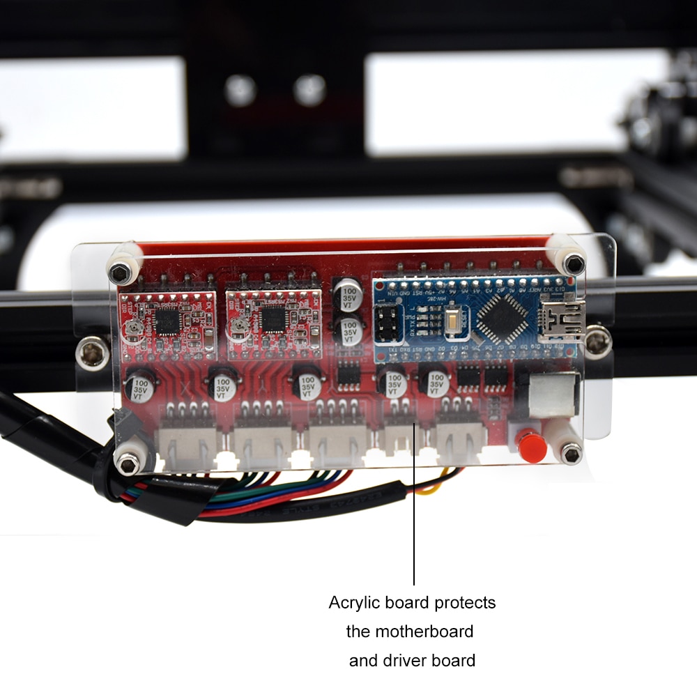 15W CNC Engraving Machine with 15000mw Laser Head Wood Router PCB Glass Metal Milling Machine Wood Carving Machine DIY Mini CNC - Image 4