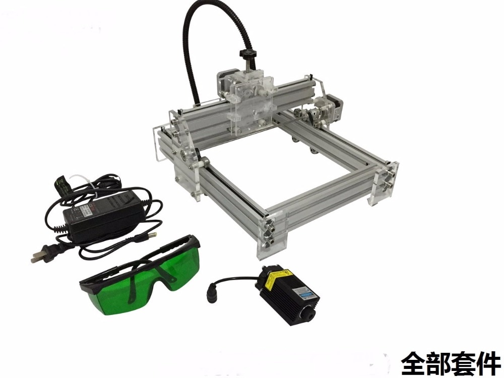 15W CNC Laser Engraving Marking Machine Wood Cutter Engraver 17*20cm DIY Kit Brand New