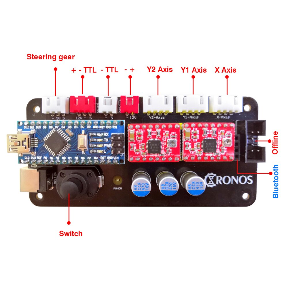 15W DIY Wood Mini CNC Laser Engraver Cutter Engraving Machine 45x45cm Acrylic Aluminum PWM Advanced Toys - Image 3