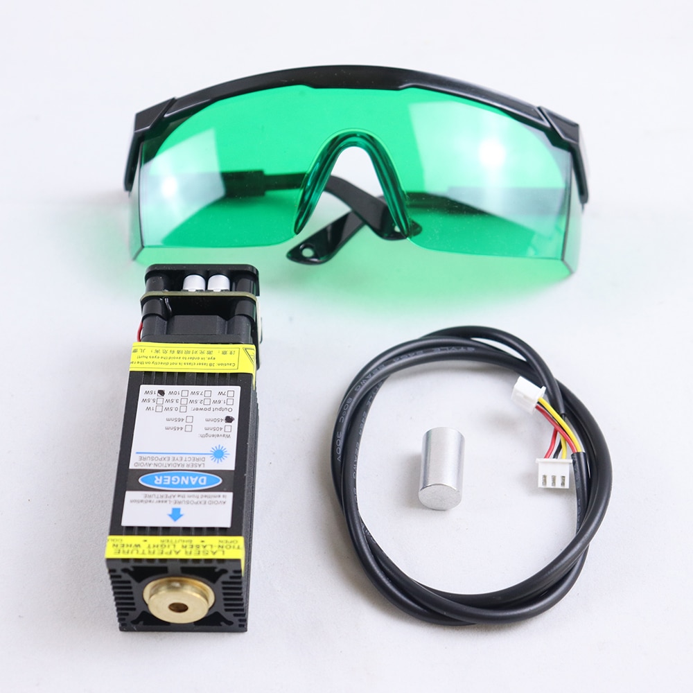 15W Laser Diode Engraving Fixed Focus Length 3Pin TTL/PWM Laser Engraver Module for CNC 3018 Pro Max 1610 2418 - Image 5