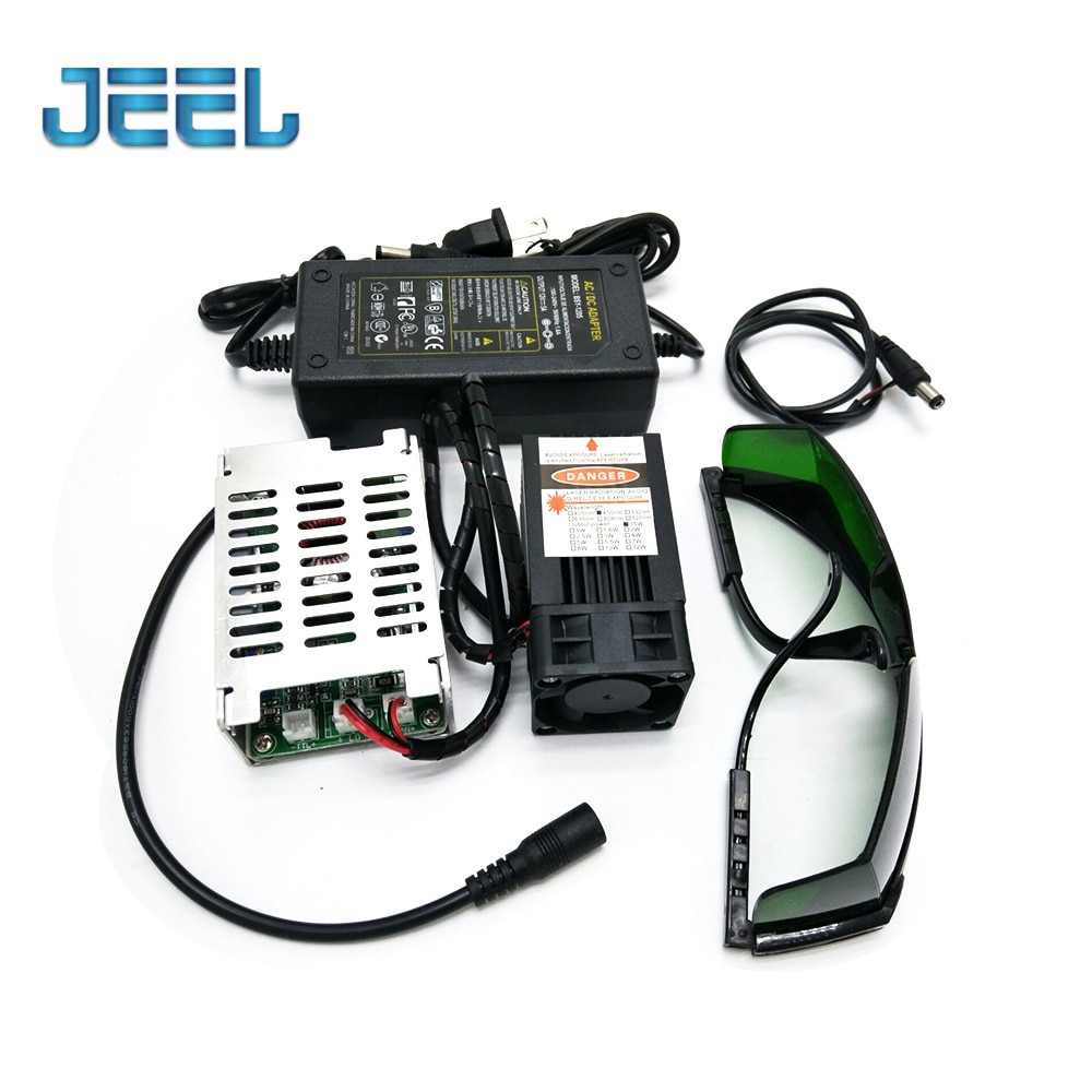 15W Laser Head For CNC Engraver 450nm 15000mW 12V Laser Module TTL Adjustable Focus DIY Laser Cutter Engraver Accessories