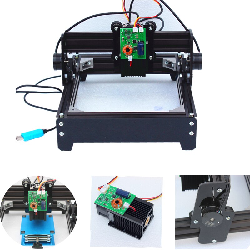 15W laser engraving machine ,big power laser engraver,metal carving marking machine,DIY metal engraving machine mark on dog tag - Image 2