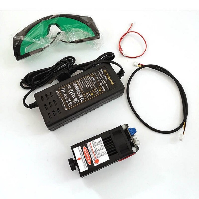 15w 450NM laser head focus blue purple laser module wood engraving pwm TTL control diode - Image 4