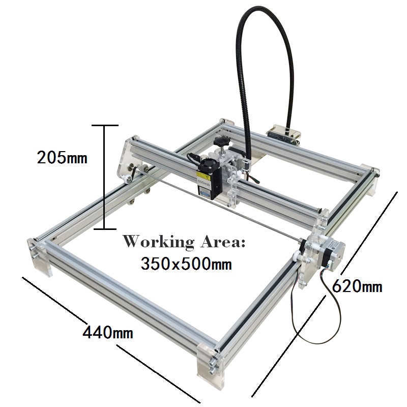 15w DIY laser engraving machine Working Area 35*50CM For Toy Laser Cutting Machine 15000MW Laser Engraver Mark on Metal - Image 3