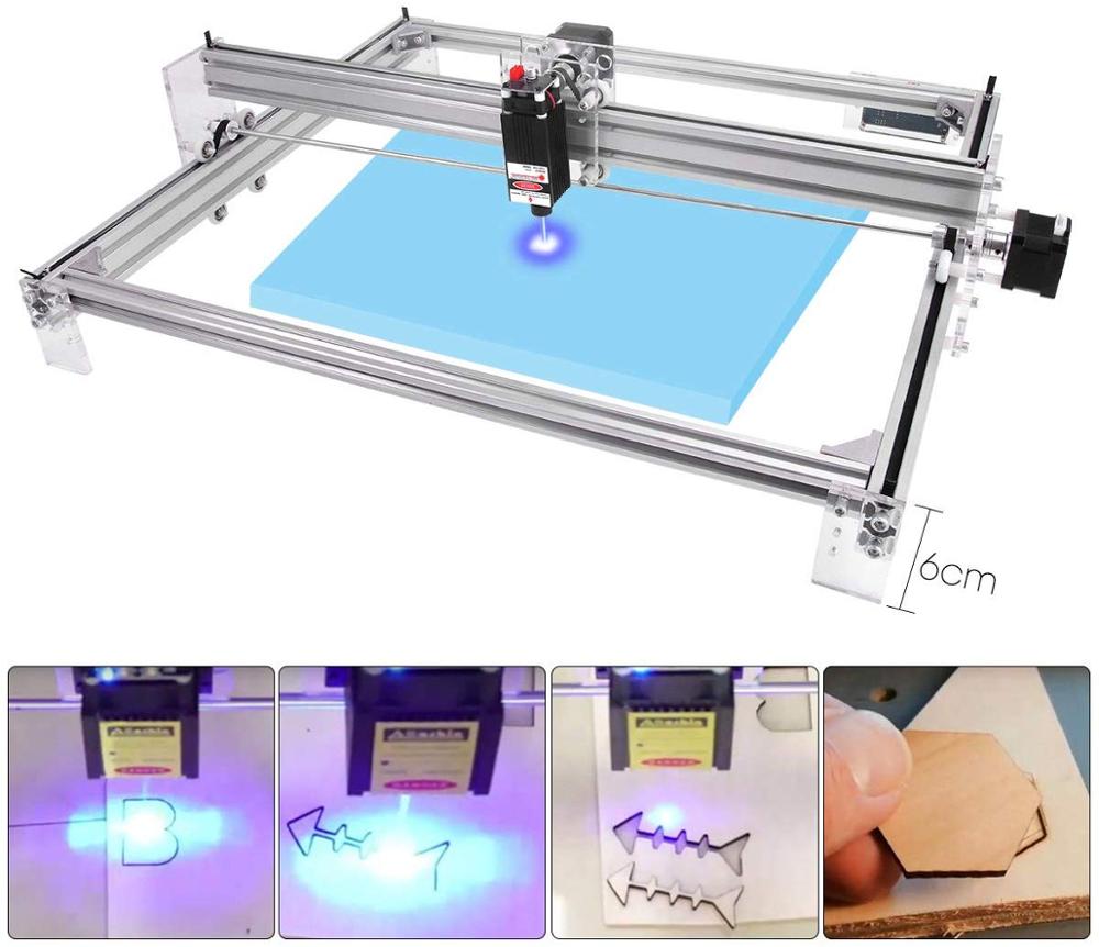 15w Laser Engraver working area 40cmx50cm,2500mw/5500mw CNC Machine,Desktop Laser Priter Wood Router Machine - Image 2